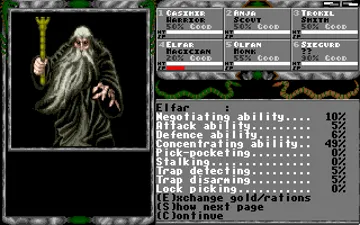 Legend of Faerghail_Disk1 screen shot game playing
